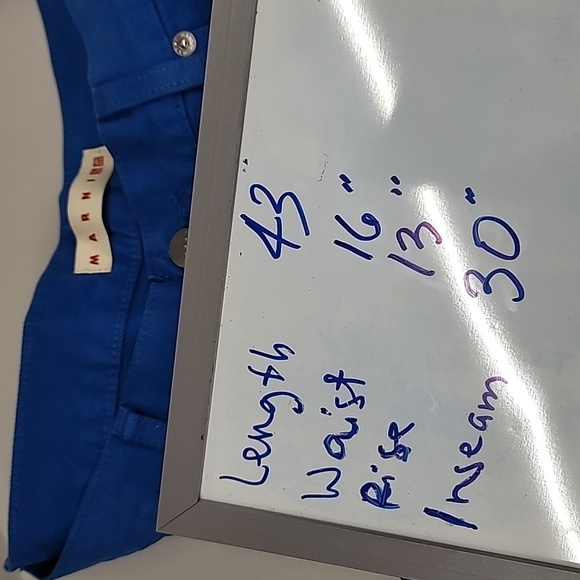 Marni x Uniqlo blue straight high rise Denim jeans - Picture 11 of 11